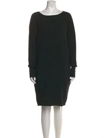 Pre-owned Demylee Cashmere Mini Dress In Black