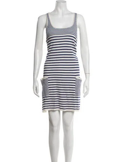 Pre-owned Demylee Cashmere Mini Dress In Multicolor