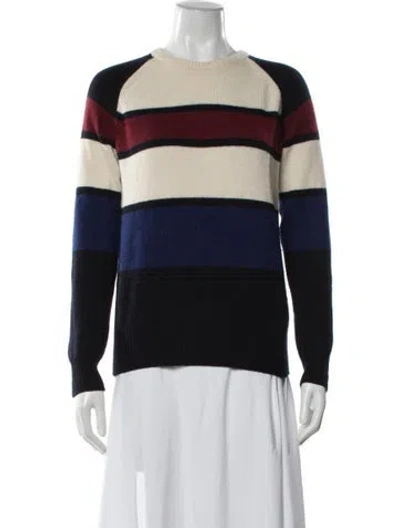 Pre-owned Demylee Cashmere Striped Sweater In Multi