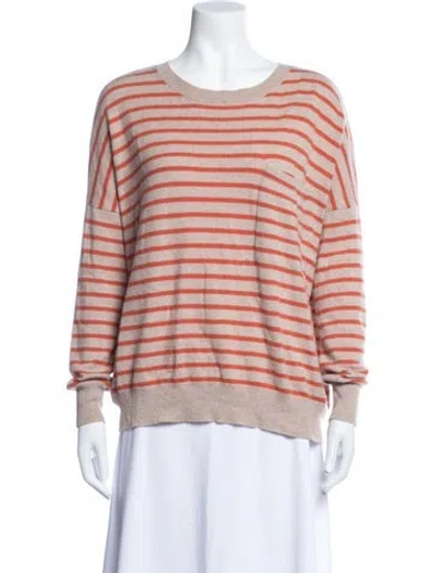 Pre-owned Demylee Cashmere Striped Sweater In Multicolor