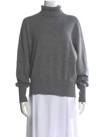 Pre-owned Demylee Cashmere Turtleneck Sweater In Gray