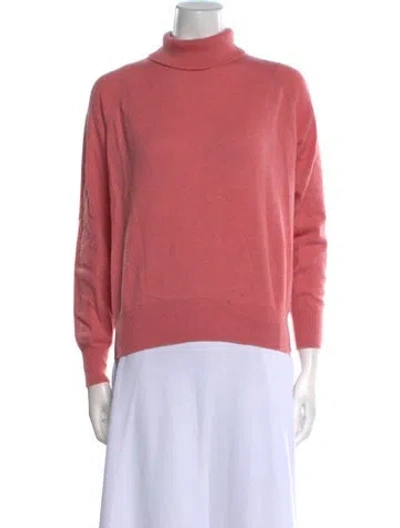 Pre-owned Demylee Cashmere Turtleneck Sweater In Pink
