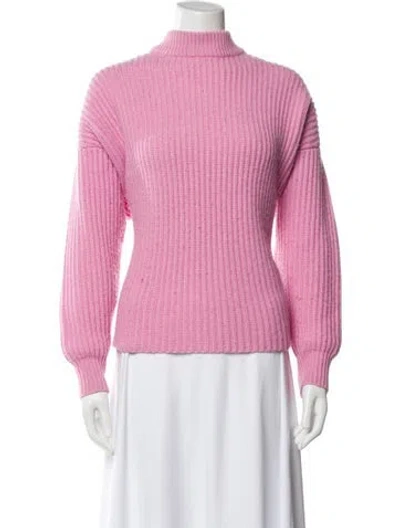 Pre-owned Demylee Cashmere Turtleneck Sweater In Pink