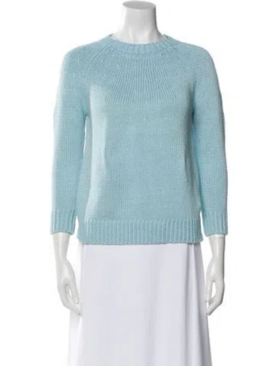 Pre-owned Demylee Crew Neck Sweater In Blue