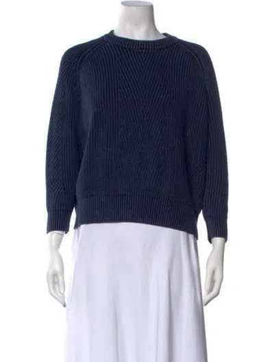 Pre-owned Demylee Crew Neck Sweater In Blue
