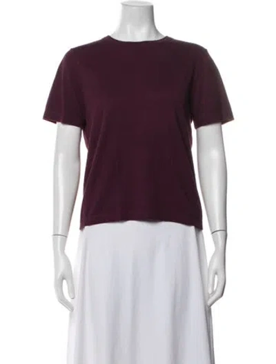 Pre-owned Demylee Crew Neck Sweater In Burgundy