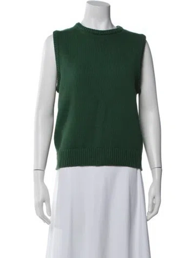 Pre-owned Demylee Crew Neck Sweater In Green