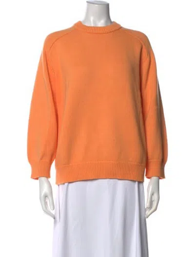 Pre-owned Demylee Crew Neck Sweater In Orange