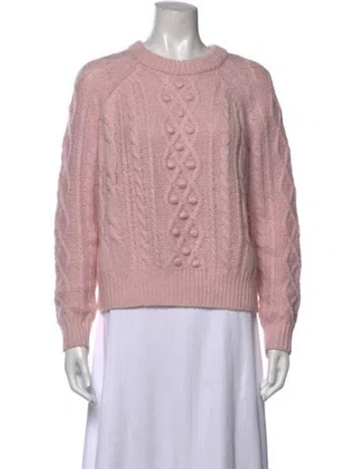 Pre-owned Demylee Crew Neck Sweater In Pink