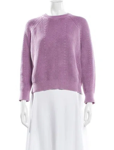 Pre-owned Demylee Crew Neck Sweater In Purple