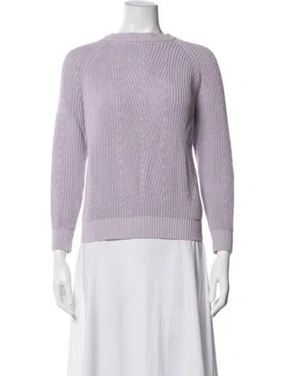 Pre-owned Demylee Crew Neck Sweater In Purple
