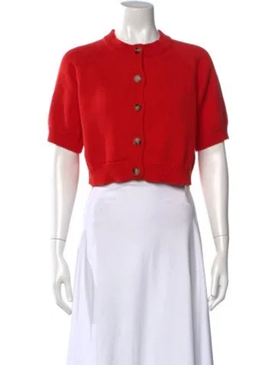 Pre-owned Demylee Crew Neck Sweater In Red