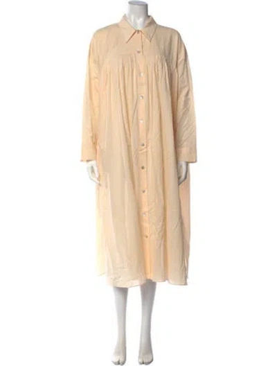 Pre-owned Demylee Long Dress In Neutrals
