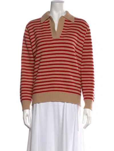 Pre-owned Demylee Merino Wool Striped Sweater In Multi