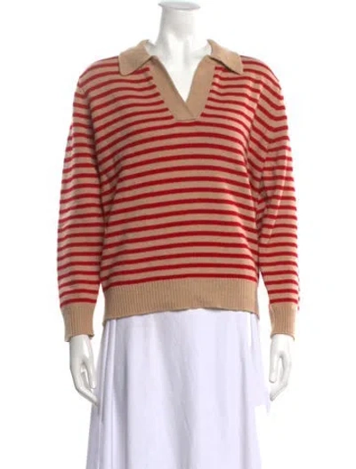 Pre-owned Demylee Merino Wool Striped Sweater In Multi