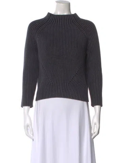Pre-owned Demylee Mock Neck Sweater In Black