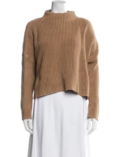 Pre-owned Demylee Mock Neck Sweater In Brown