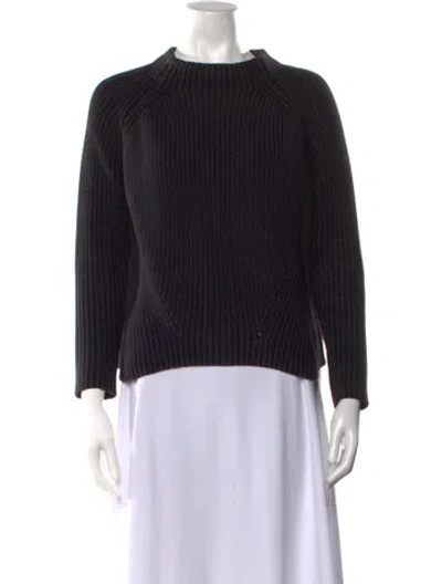 Pre-owned Demylee Mock Neck Sweater In Gray