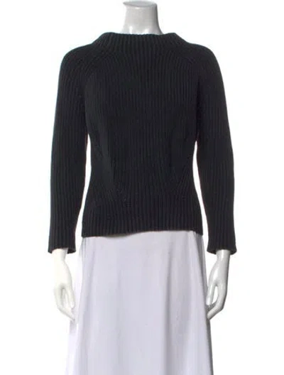 Pre-owned Demylee Mock Neck Sweater In Grey
