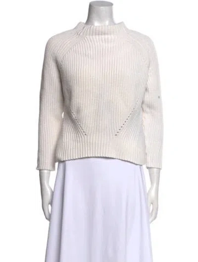 Pre-owned Demylee Mock Neck Sweater In Neutral