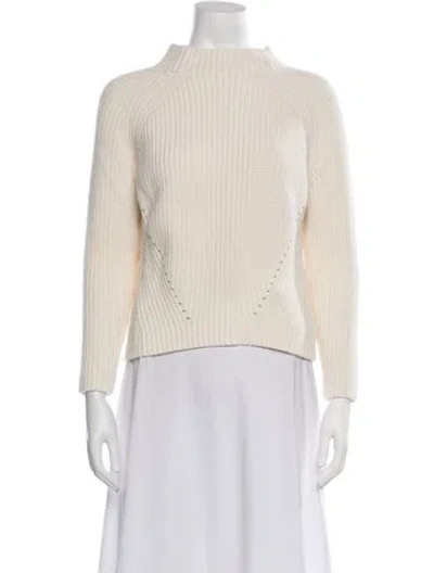Pre-owned Demylee Mock Neck Sweater In Neutrals