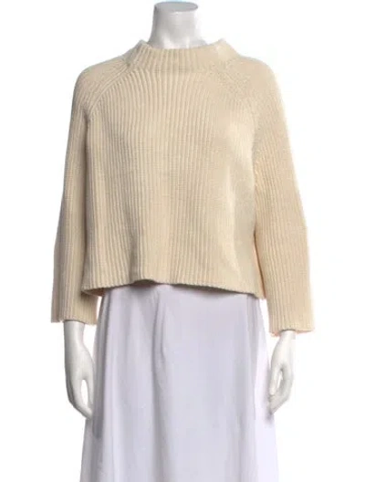 Pre-owned Demylee Mock Neck Sweater In Neutrals