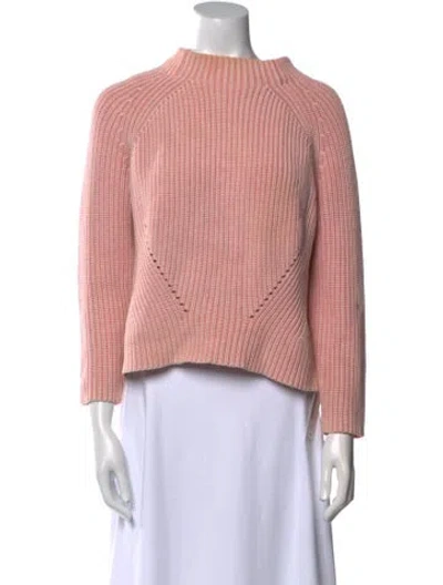 Pre-owned Demylee Mock Neck Sweater In Pink