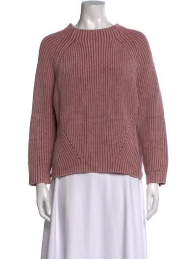 Pre-owned Demylee Mock Neck Sweater In Pink
