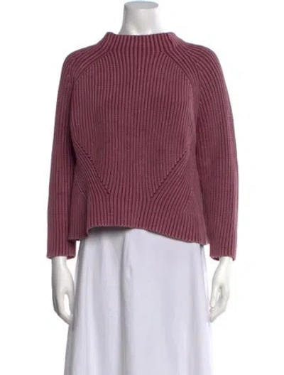 Pre-owned Demylee Mock Neck Sweater In Pink