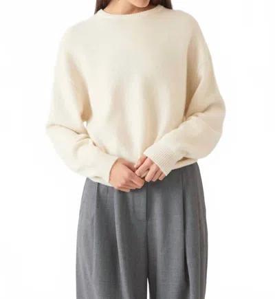 Demylee New York Artemis Cashmere Sweater In Ivory In Multi