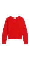 Demylee New York Lia Cashmere Sweater In Red