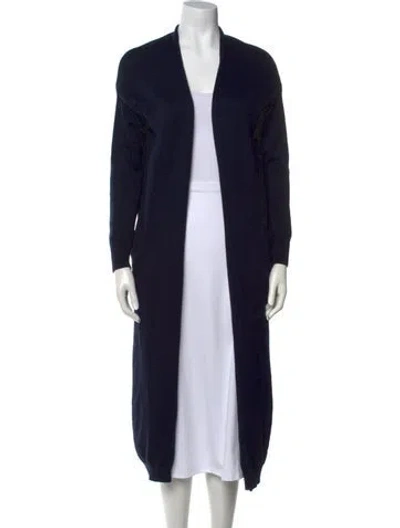 Pre-owned Demylee Open Front Sweater In Blue