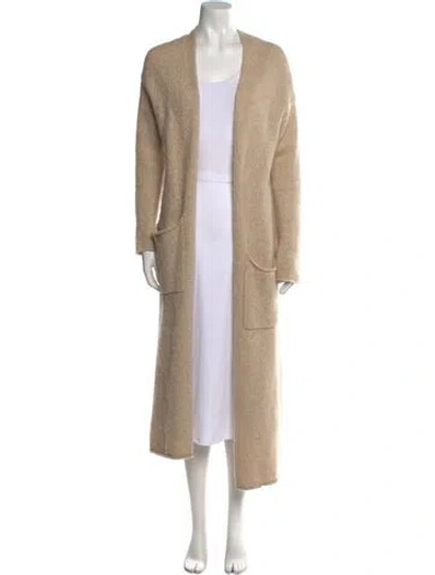 Pre-owned Demylee Open Front Sweater In Neutral
