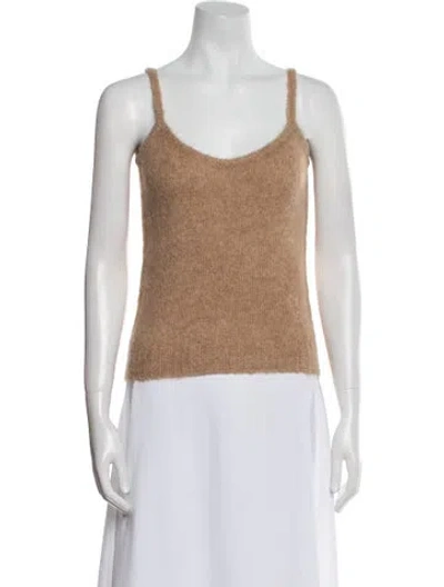Pre-owned Demylee Scoop Neck Sweater In Neutral