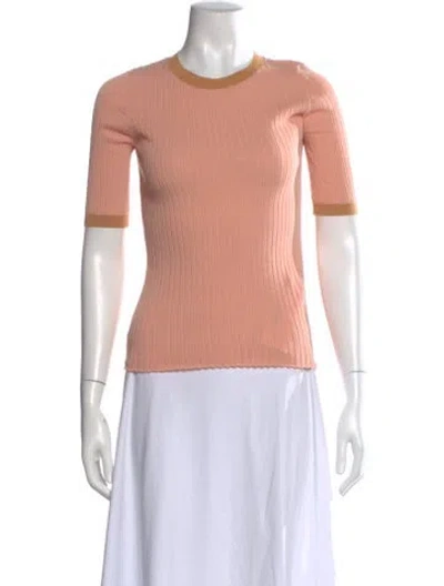 Pre-owned Demylee Scoop Neck Sweater In Orange
