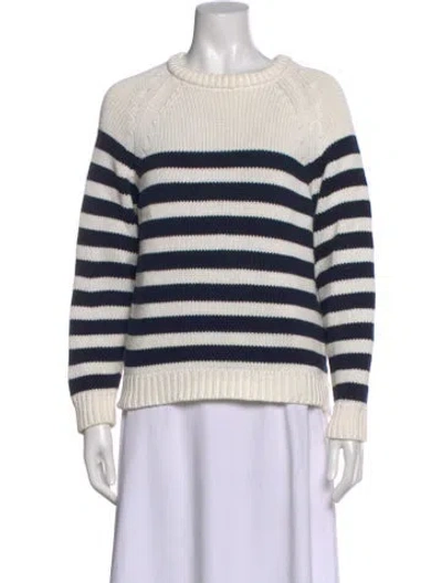 Pre-owned Demylee Striped Crew Neck Sweater In Multi