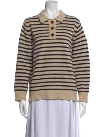Pre-owned Demylee Striped Sweater In Neutrals