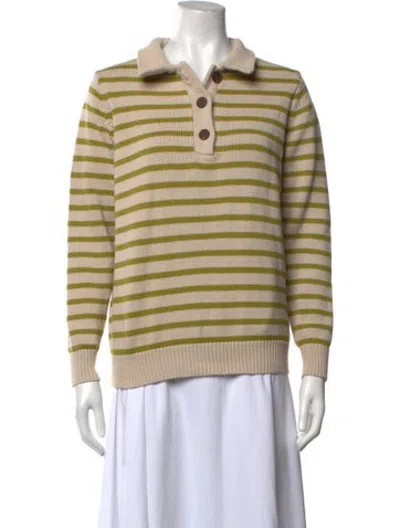 Pre-owned Demylee Striped Sweater In Neutrals