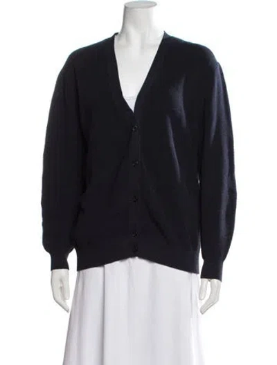 Pre-owned Demylee V-neck Sweater In Black