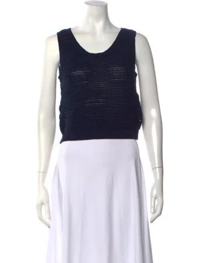Pre-owned Demylee V-neck Sweater In Blue