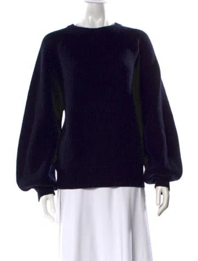 Pre-owned Demylee Wool Crew Neck Sweater In Blue