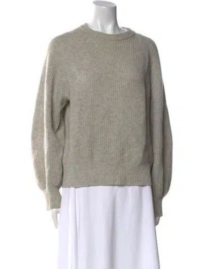 Pre-owned Demylee Wool Crew Neck Sweater In Gray