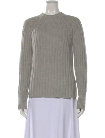Pre-owned Demylee Wool Crew Neck Sweater In Gray