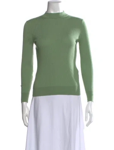Pre-owned Demylee Wool Crew Neck Sweater In Green