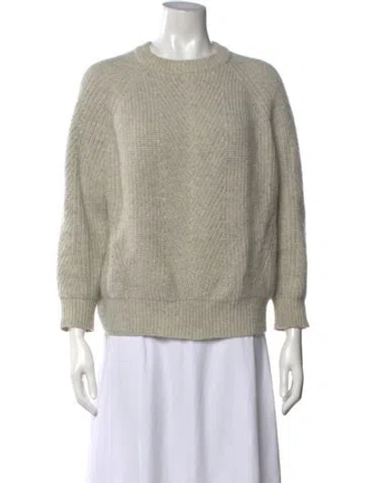 Pre-owned Demylee Wool Crew Neck Sweater In Grey