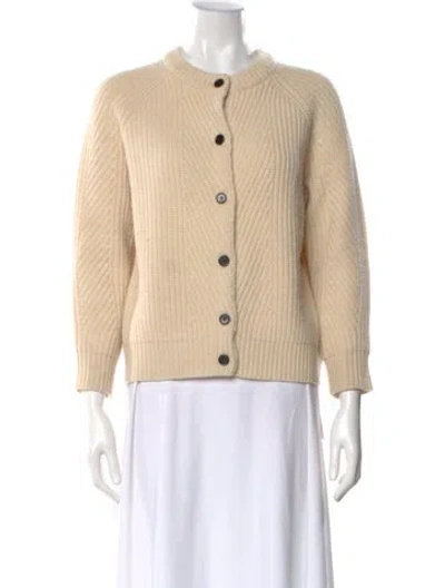 Pre-owned Demylee Wool Crew Neck Sweater In Neutral