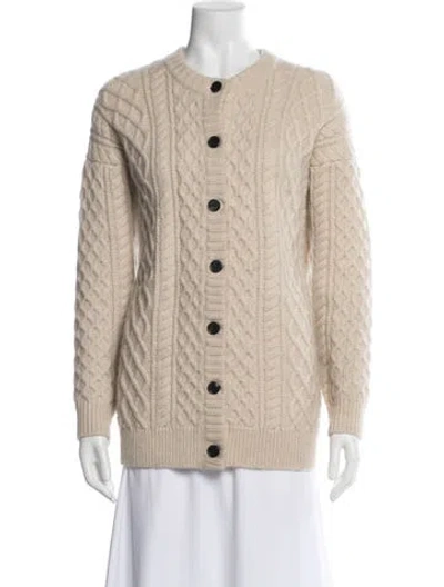 Pre-owned Demylee Wool Crew Neck Sweater In Neutral
