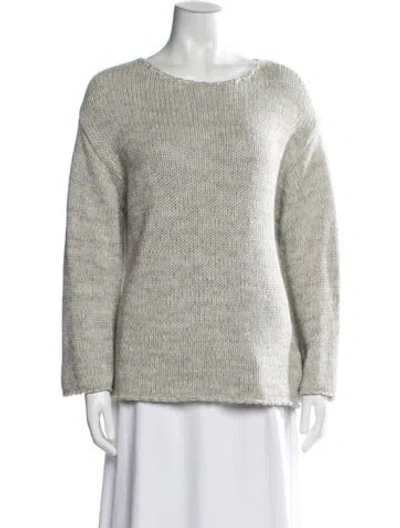 Pre-owned Demylee Wool Crew Neck Sweater In Neutral