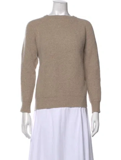 Pre-owned Demylee Wool Crew Neck Sweater In Neutrals