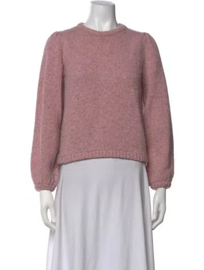 Pre-owned Demylee Wool Crew Neck Sweater In Pink